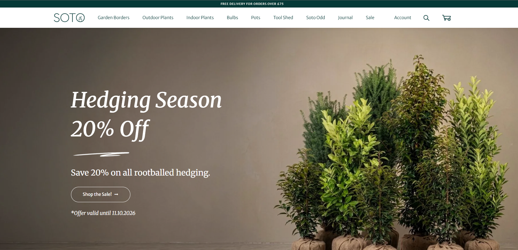 Soto Gardens home page